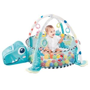 032489 4-in-1 Baby Play Mat Activity Gym with Ball Pit