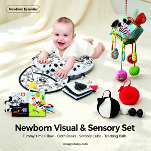 Tiny Paws Newborn Visual & Sensory Set